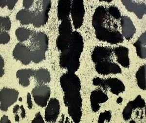 Dolce & Gabbana Weißes Leopardenmuster Leder eBook Cover Tablet Hülle