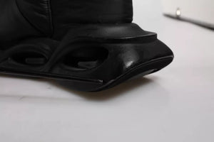 Dolce & Gabbana Schwarz Slip On Wave Gesteppte Turnschuhe Schuhe