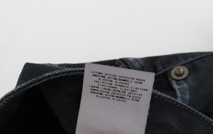 Cavalli Blaue Baumwoll Stretch Baggy Relax Jeans