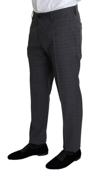 Dolce & Gabbana Graue Wolle Herren Formal 2 Stück MARTINI Anzug