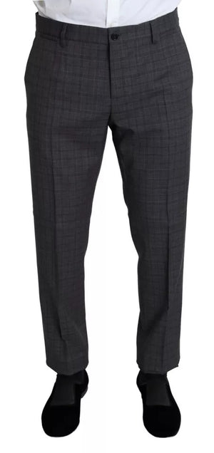 Dolce & Gabbana Graue Wolle Herren Formal 2 Stück MARTINI Anzug