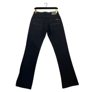 Nudie Jeans Schwarze Baumwoll-Jeans aus Denim