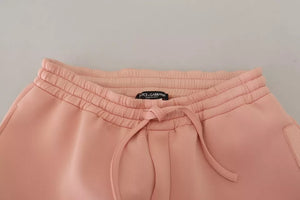 Dolce & Gabbana Rosa Polyester-Sweatpants Jogger-Hosen