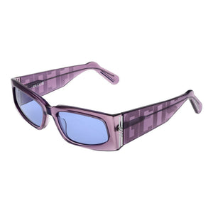 GCDS Sonnenbrille aus violettem Acetat