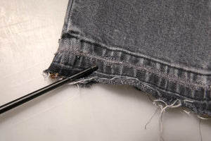 Dolce & Gabbana Graue Logo-Baumwoll-Stretch-Denim-Jeans