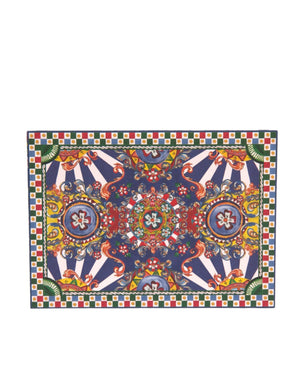 Dolce & Gabbana Multicolor Carretto Siciliano Etui für Postkarten