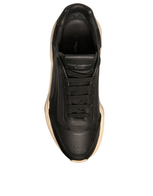Dolce & Gabbana Schwarz Weiß Daymaster Low Top Turnschuhe Schuhe