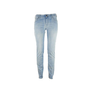 Jacob Cohen Blaue Jeans aus Baumwolle im geraden Schnitt