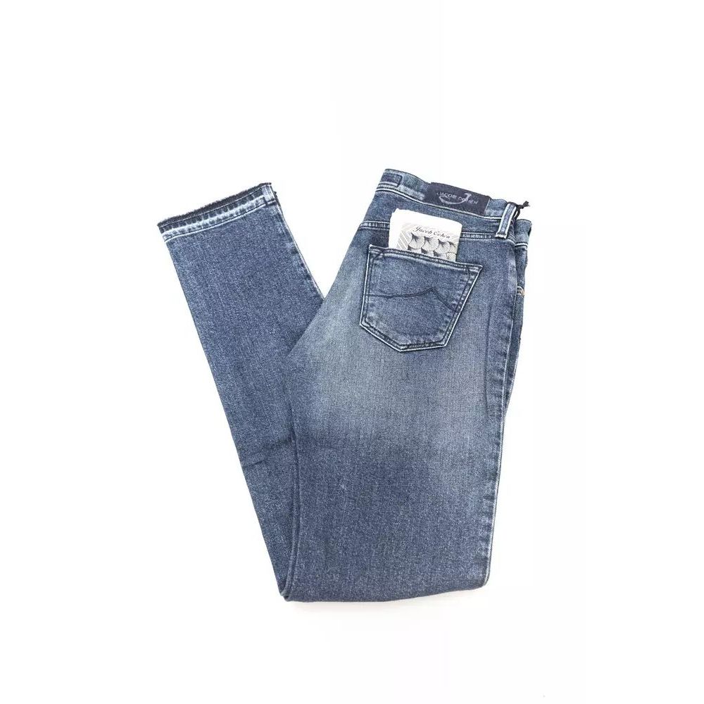Jacob Cohen Blaue Baumwoll-Jeans im Slim Fit
