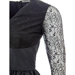 Lardini Schwarzes Cocktailkleid aus Polyester