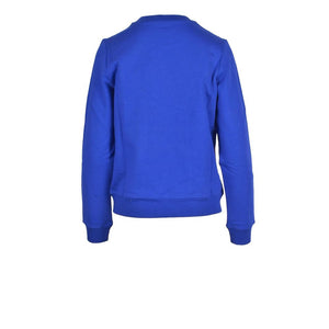 Love Moschino Blauer Baumwoll-Sweatshirt