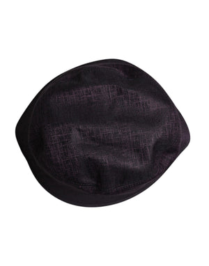 Dolce & Gabbana Schwarzer Nylon-Eimerhut mit breiter Krempe