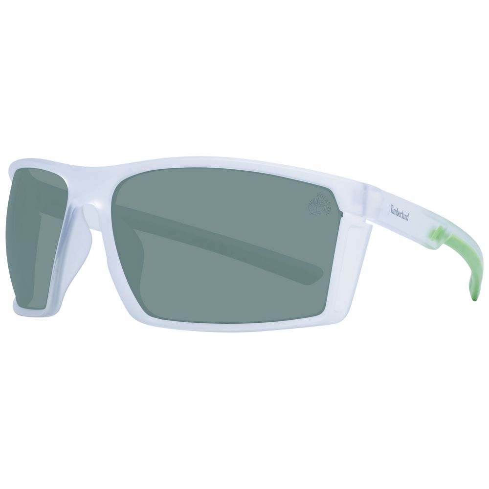 Timberland Weiße Sonnenbrille aus Kunststoff