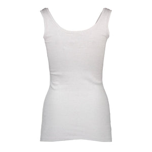 Silvian Heach Weißes Baumwoll-T-Shirt