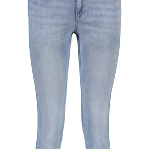 Guess Jeans Blaue Baumwolljeans mit geradem Bein