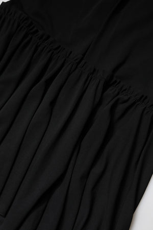 Dolce & Gabbana Schwarzer Midi-Rock mit hoher Taille und Meerjungfrauenschnitt