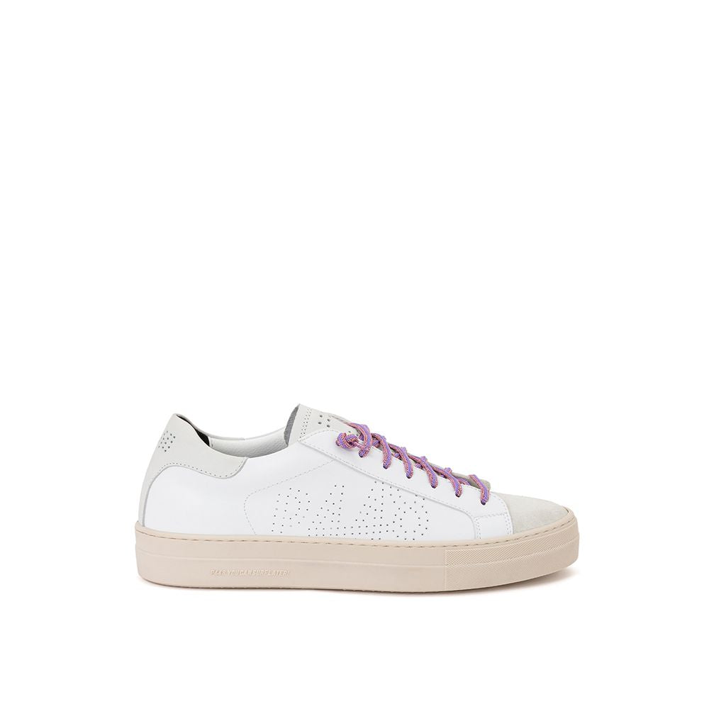 P448 Weiße Leder-Athletic-Sneaker