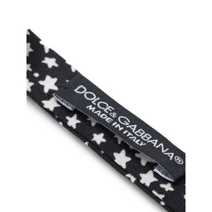 Dolce & Gabbana Schwarze Seidenfliege