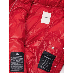 Add Vollständige Jacke aus rotem Polyamid