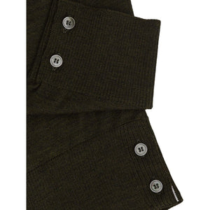 Thom Browne Grüner Wollpullover