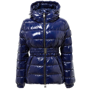 Herno Blauer Mantel aus Polyamid