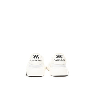 Casadei Weiße Leder-Athletic-Sneaker