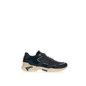 Lardini Schwarze Wildleder-Sneaker im Athletic-Stil