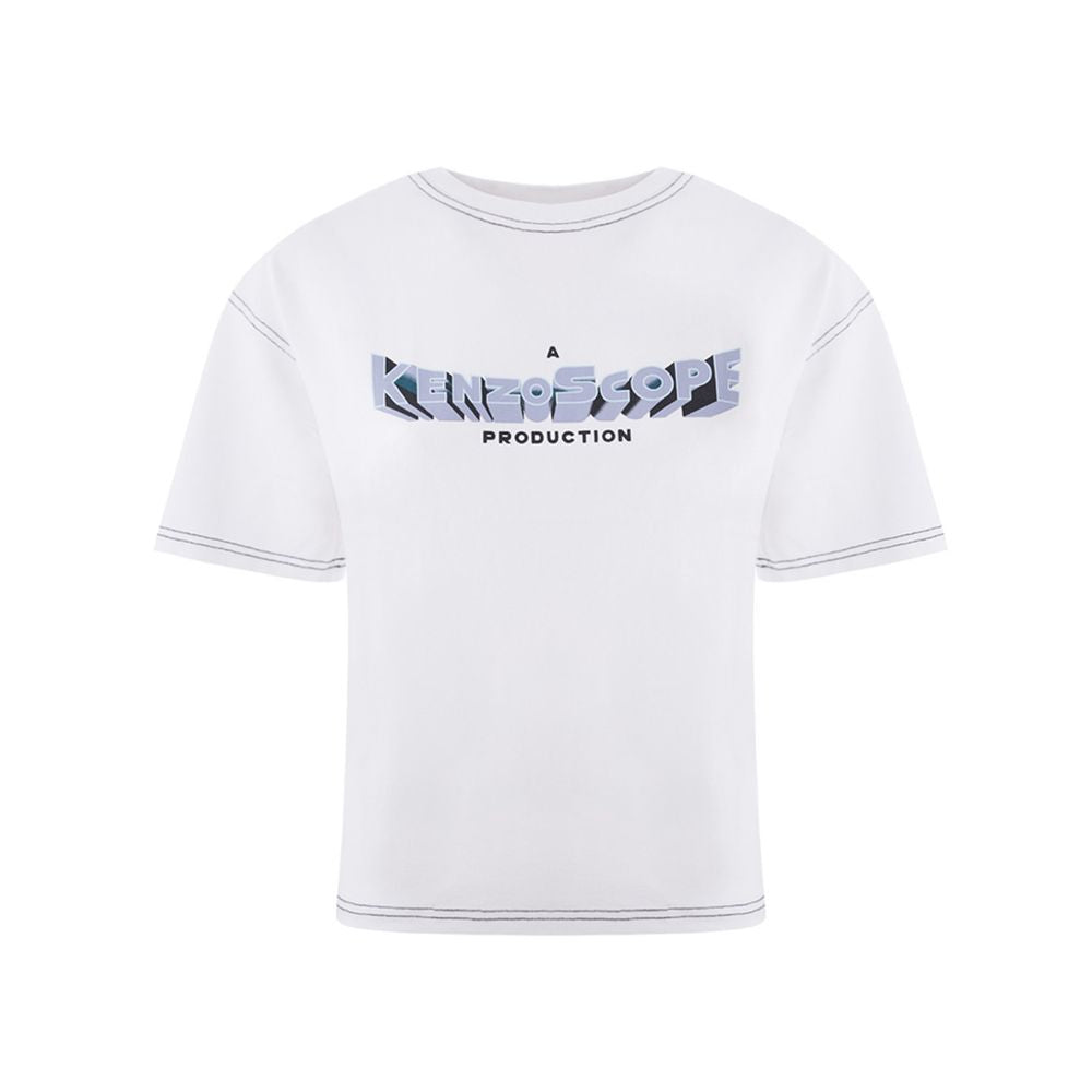 Kenzo Weißes Baumwoll-T-Shirt