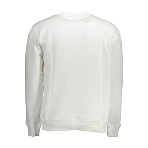 North Sails Bianco Baumwoll-Sweatshirt für Herren