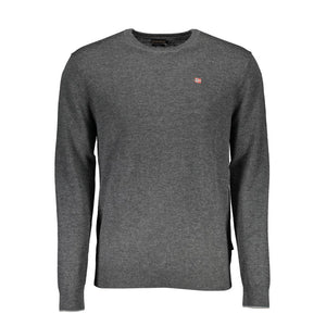 Napapijri Grauer Pullover aus Wolle