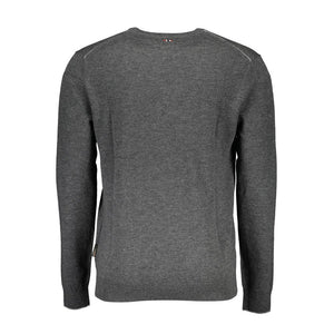 Napapijri Grauer Pullover aus Wolle
