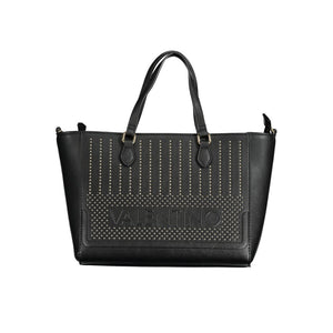 Mario Valentino Schwarze Damen-Handtasche aus Polyurethan