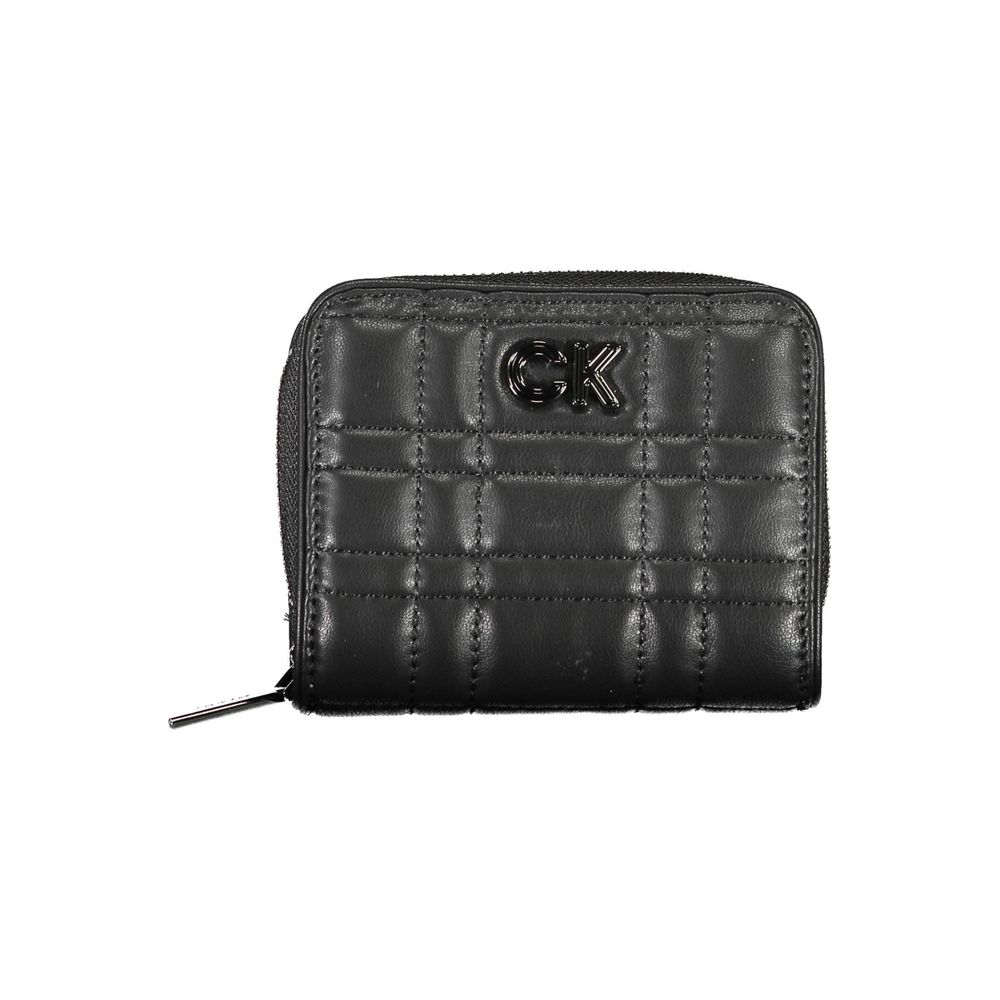 Calvin Klein Schwarzes Polyester Portemonnaie