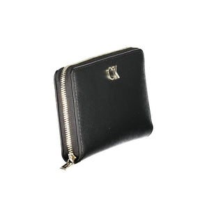 Black Polyethylene Women Wallet