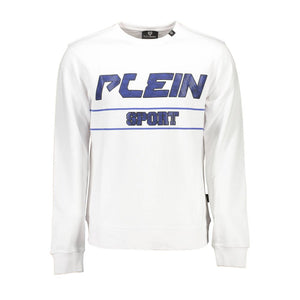 Plein Sport Bianco Baumwoll-Sweatshirt für Herren