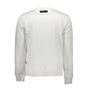 Plein Sport Bianco Baumwoll-Sweatshirt für Herren