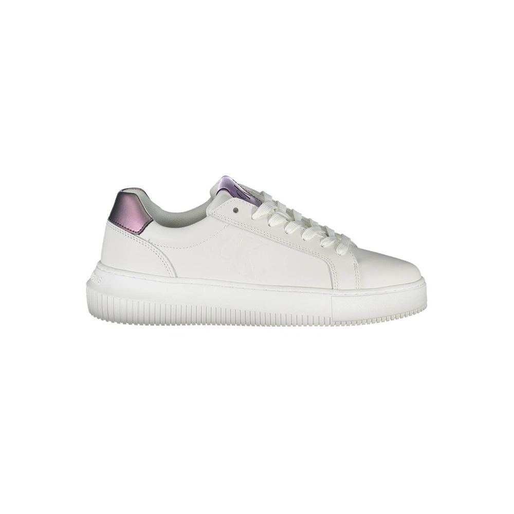 Calvin Klein Sneaker aus weißem Stoff