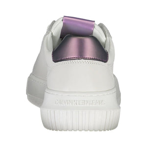 Calvin Klein Sneaker aus weißem Stoff