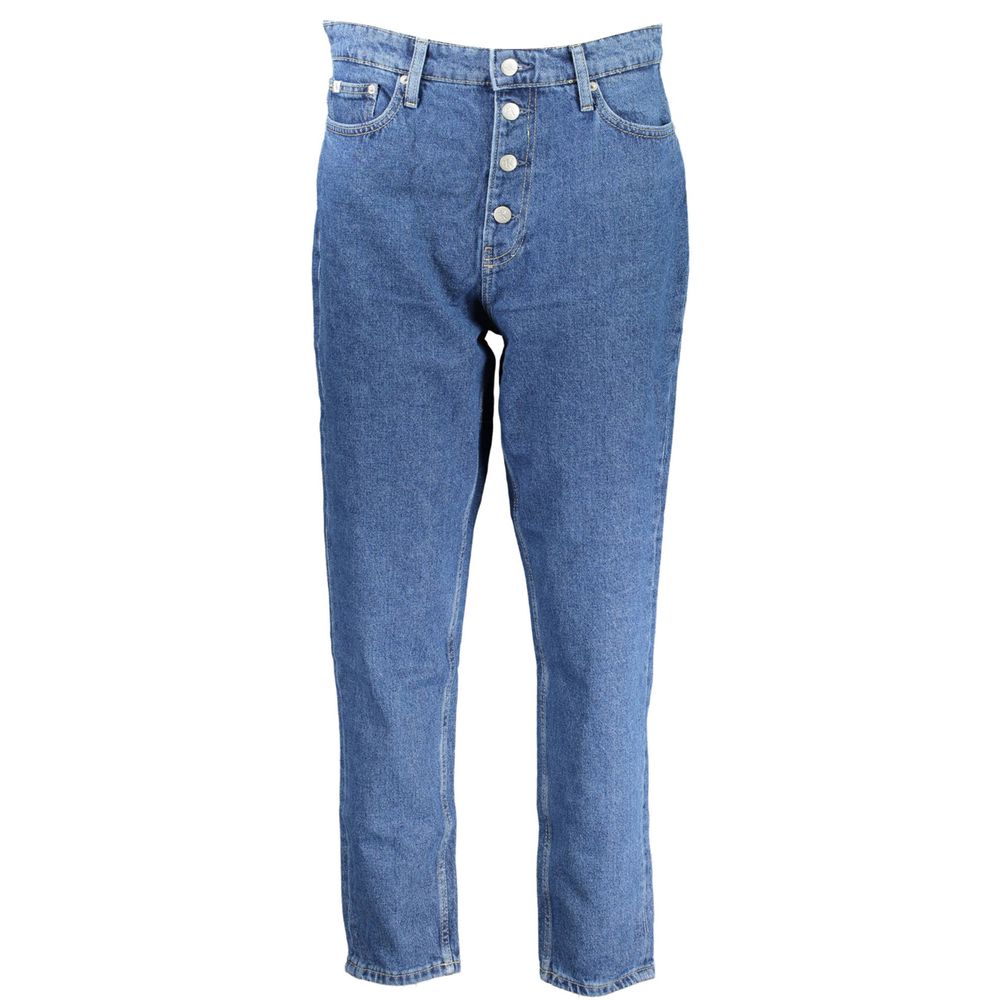 Blu Cotton Women Jeans