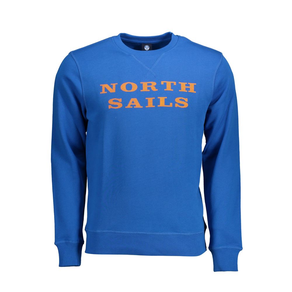 North Sails Blaues Baumwoll-Sweatshirt für Herren
