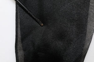 Dolce & Gabbana Schwarzer Logo-Pullover mit gestricktem Rundhalsausschnitt