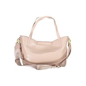 Mario Valentino Rosa Polyurethane Damen Handtasche