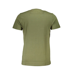 Cavalli Class Verde Baumwoll-T-Shirt für Herren