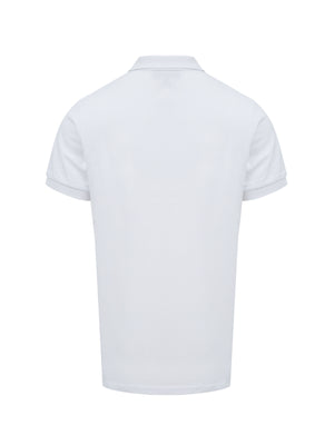 Burberry Weißes Polohemd mit Kragen aus Baumwolle
