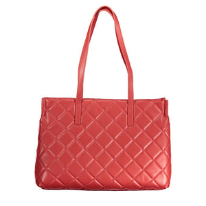 Mario Valentino Damenhandtasche aus rotem Polyurethan