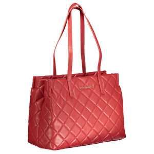 Mario Valentino Damenhandtasche aus rotem Polyurethan