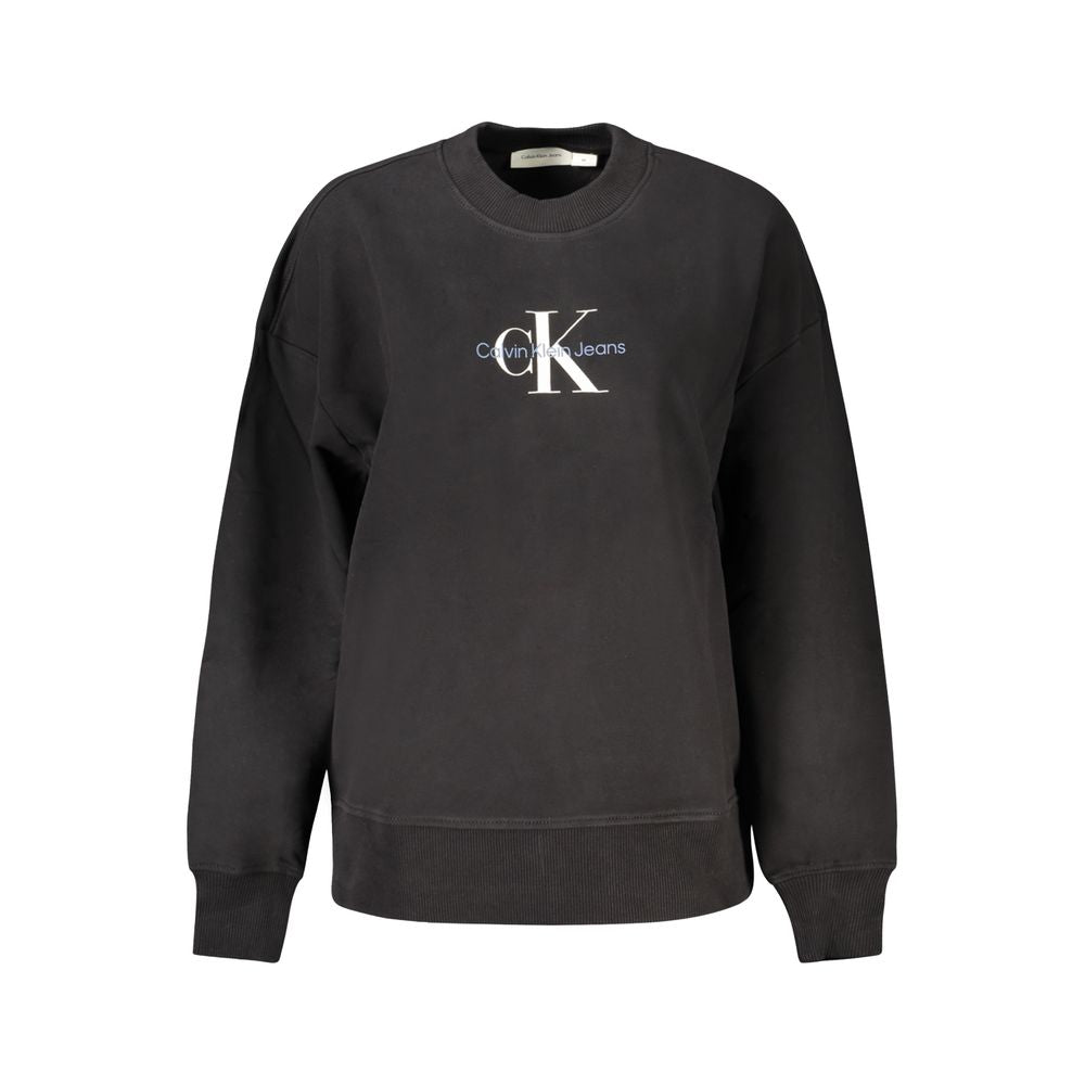 Calvin Klein Schwarzer Damen-Strickpullover aus Baumwolle
