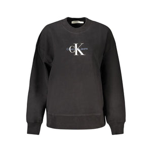 Calvin Klein Schwarzer Damen-Strickpullover aus Baumwolle