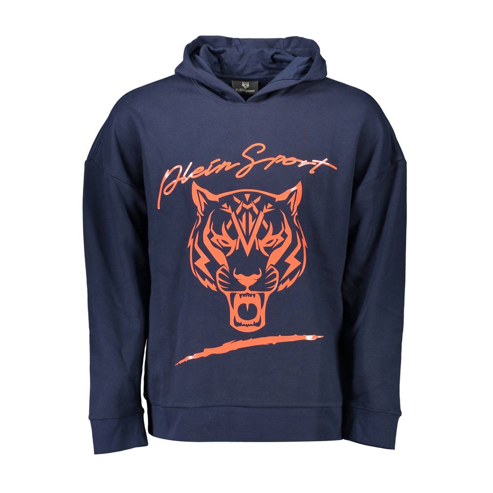 Plein Sport Blauer Baumwoll-Sweatshirt für Herren