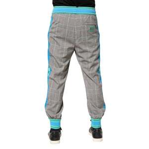 Dolce & Gabbana Multicolor Baumwolle Männer Jogger Sweatpants Hosen